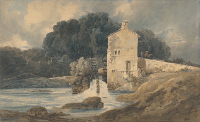 Die Abtei-Mühle, Knaresborough von Thomas Girtin